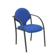 Pack de sillas Piqueras y Crespo Hellin Bali - Chasis negro · Pack 2 - Azul
