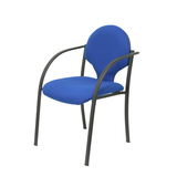 Pack de sillas Piqueras y Crespo Hellin Bali - Chasis negro · Pack 2 - Azul