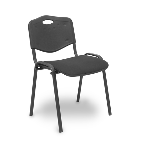Pack de sillas Piqueras y Crespo Iso Mix Aran + Pvc - Pack 4 - Negro