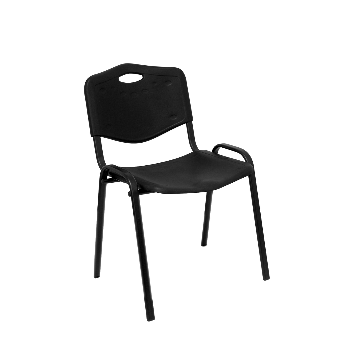 Pack de sillas Piqueras y Crespo Iso Plastic Pack De 1 Pvc - Pack 1 - Negro