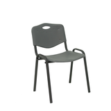 Pack de sillas Piqueras y Crespo Iso Pvc - Pack 4 - Gris