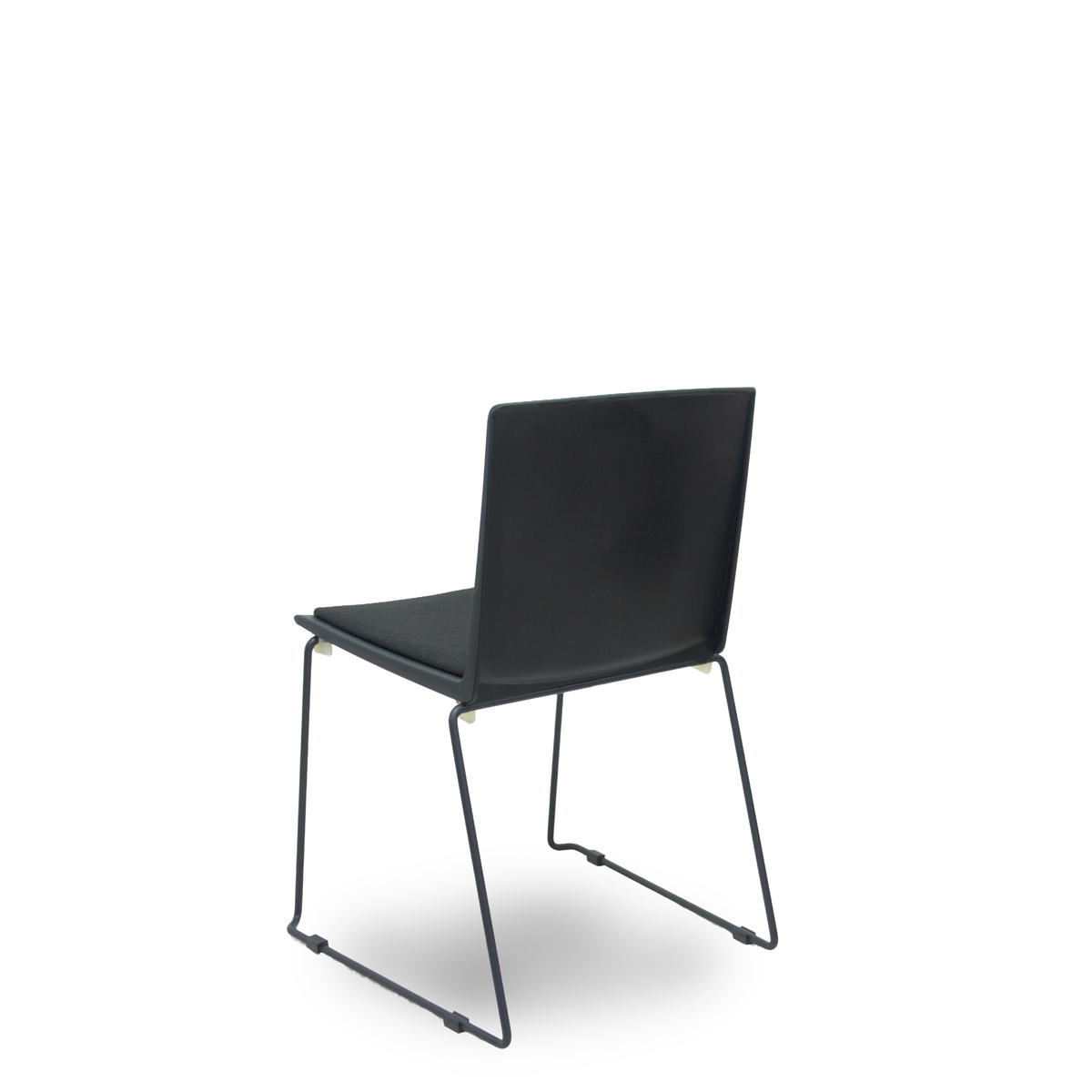 Pack de sillas Piqueras y Crespo Opti523 Pvc + Tela - Pack 5 - Negro