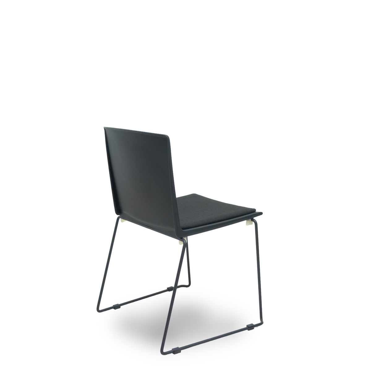 Pack de sillas Piqueras y Crespo Opti523 Pvc + Tela - Pack 5 - Negro