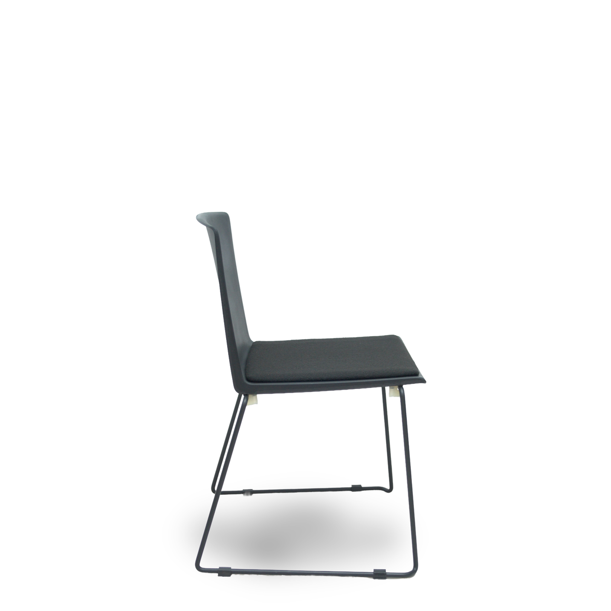 Pack de sillas Piqueras y Crespo Opti523 Pvc + Tela - Pack 5 - Negro