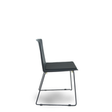 Pack de sillas Piqueras y Crespo Opti523 Pvc + Tela - Pack 5 - Negro