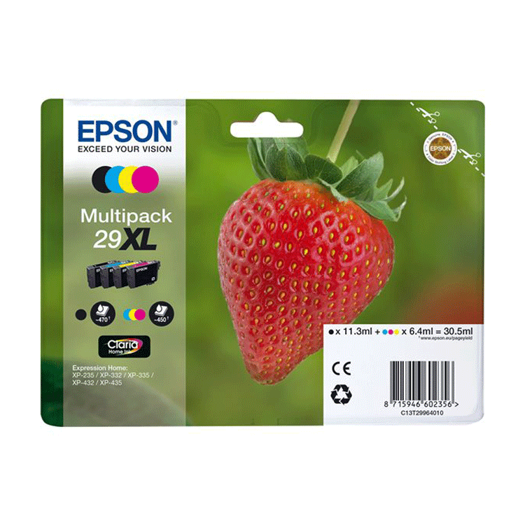Pack tinta Epson 29XL original C13T29964022