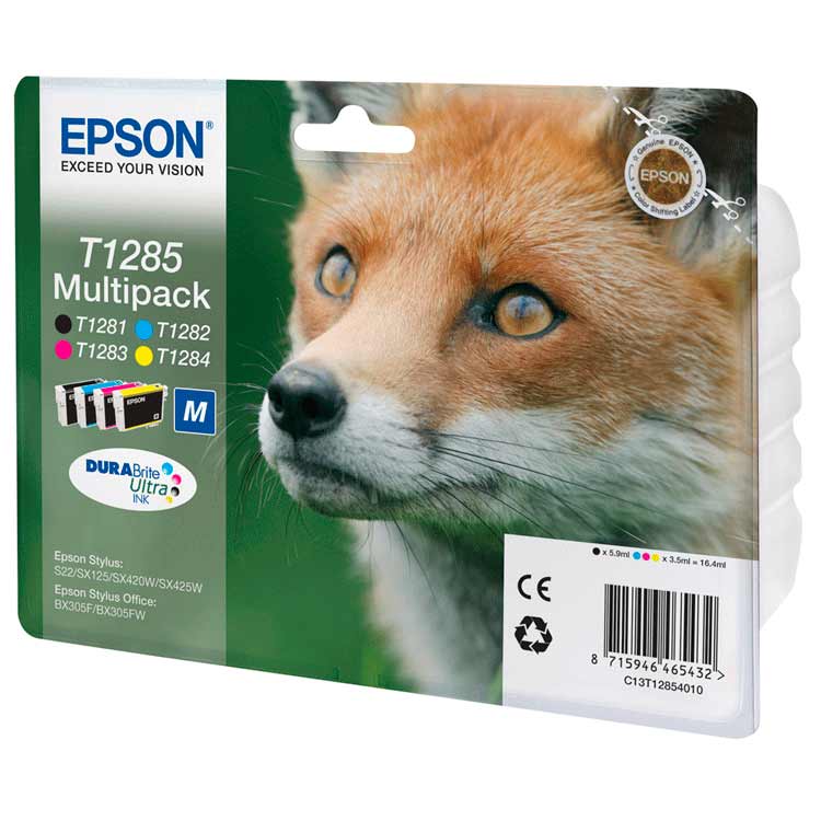 Pack tinta Epson C13T12854012 original