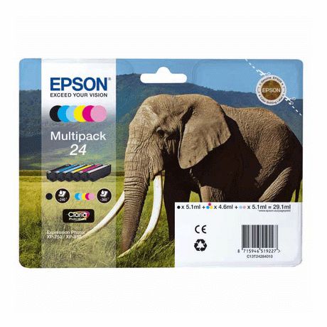 Pack tinta Epson C13T24284011 original