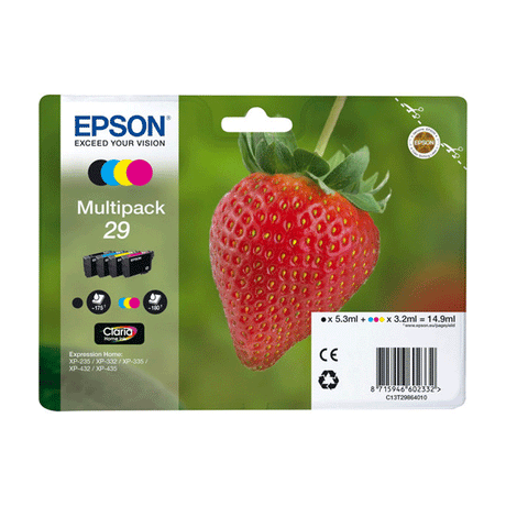 Pack tinta Epson C13T29864022 original