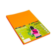 Papel de color Fabrisa Paq.100h 75g A4 Naranja Fluorescente