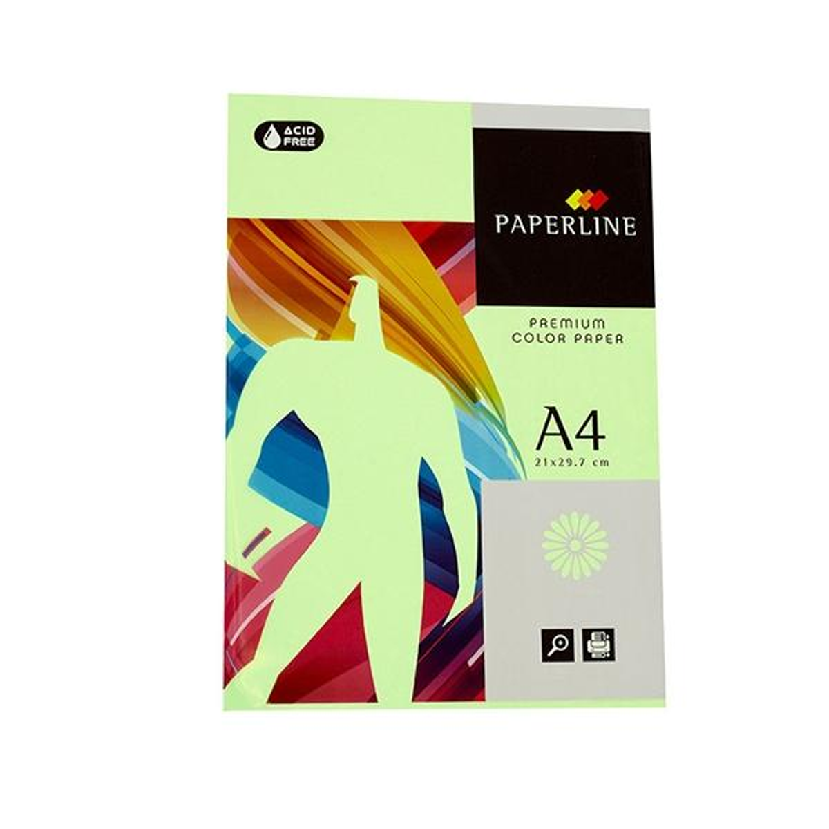 Papel de color Fabrisa Paq.500h 80g A4 Verde