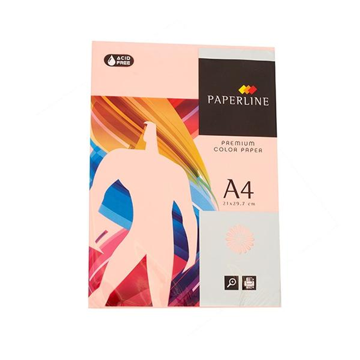 Papel de color Fabrisa Paq.500h 75g A4 Rosa Fluor