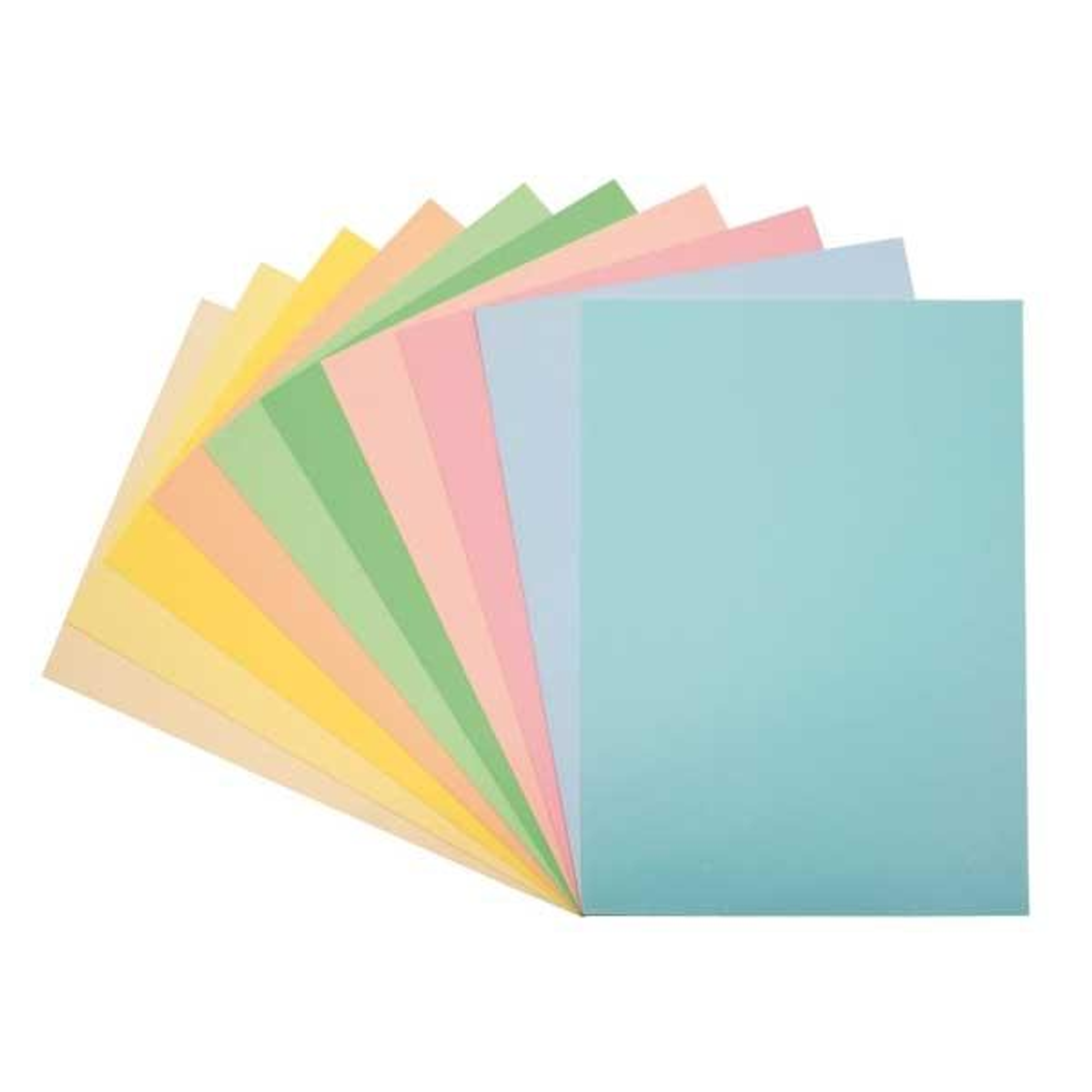 Papel de color Fabrisa Paq.250h 80g A4 Surtidos Suaves