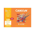 Papel de dibujo Canson PAQ.10 Laminas Dibujo Basik 130G A3