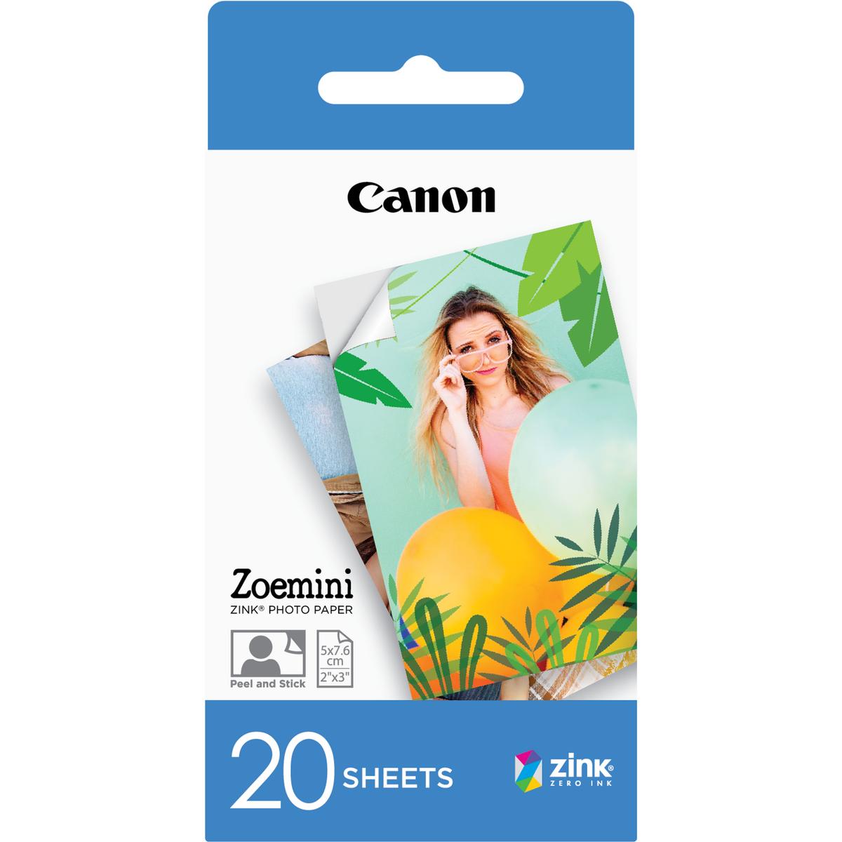 Papel fotográfico Canon ZP-2030 20 Blatt (3214C002) Papel de Foto