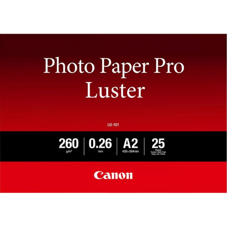 Papel fotográfico Canon Photo Paper Pro Luster LU-101 A2 25