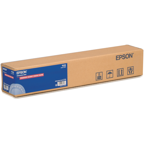 Papel fotográfico Epson Gf Papel Premium Glossy Photo, Rollo de 24" X 30,5m. - 170 g/m2