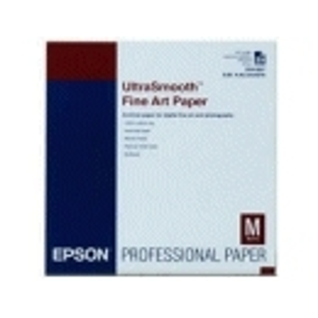Papel fotográfico Epson Gf Papel Ultrasmooth Fine Art, A3+, 25 H, 325g/m2