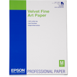 Papel fotográfico Epson Gf Papel Velvet Fine Art. A2, 25h, 260g/m2