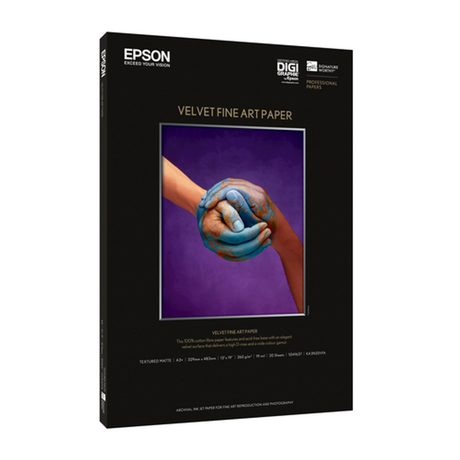Papel fotográfico Epson Gf Papel Velvet Fine Art. A2, 25h, 260g/m2 - vista 3