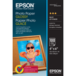 Papel fotográfico Epson Paper Glossy 10x15cm 100 Hojas