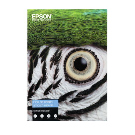 Papel fotográfico Epson Papel Fine Art Cotton Smooth Natural 300 g/m2 - A2