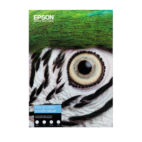 Papel fotográfico Epson Gf Papel Fine Art Cotton Smooth Natural Ii, A2 25 Sheets