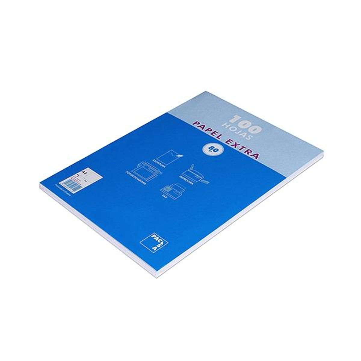 Papel Pacsa Paq.100h Satinado 80g A4