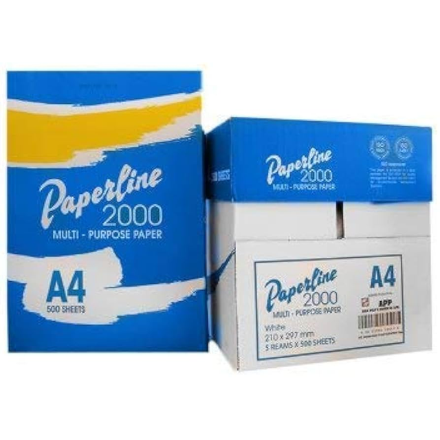 Papel Paperline Caja = 5 Paquetes de 500H Multifuncion 78GR A4