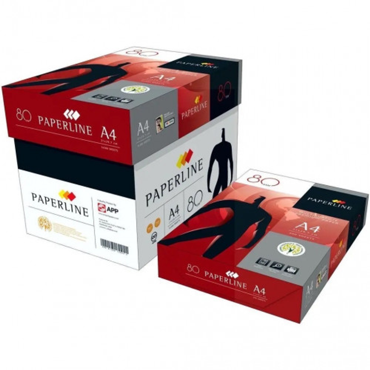 Papel Paperline Caja = 5 Paquetes. PAQ.500H Multifuncion 80G A4