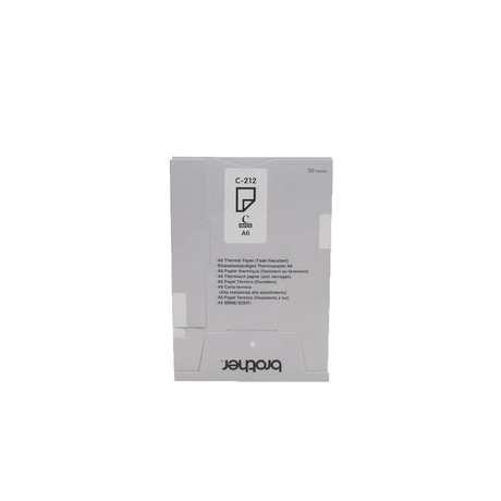 Papel térmico Brother A6 Therm Fade Resist Cas
