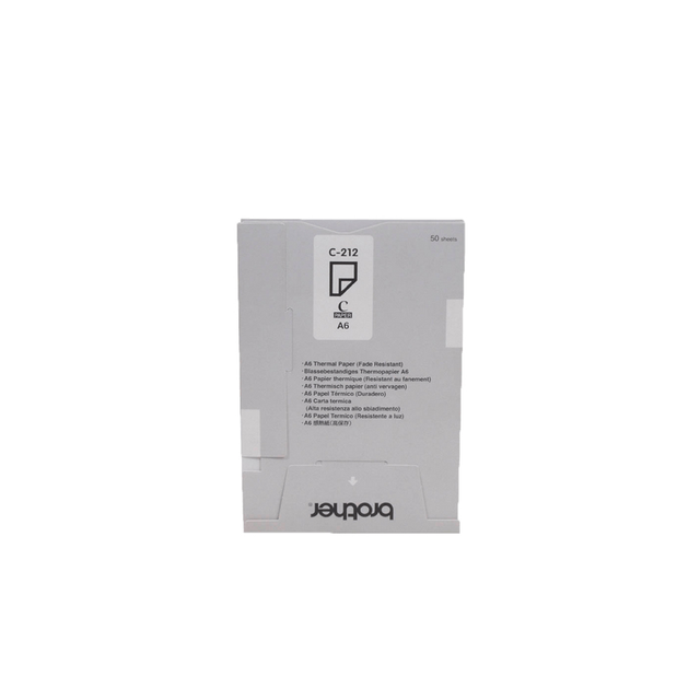 Papel térmico Brother A6 Therm Fade Resist Cas
