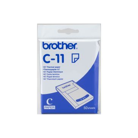 Papel térmico Brother A7 (50 Hojas)