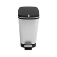 Papelera Curver Cubo Chic Bin con Pedal M 30-35l Metalizado