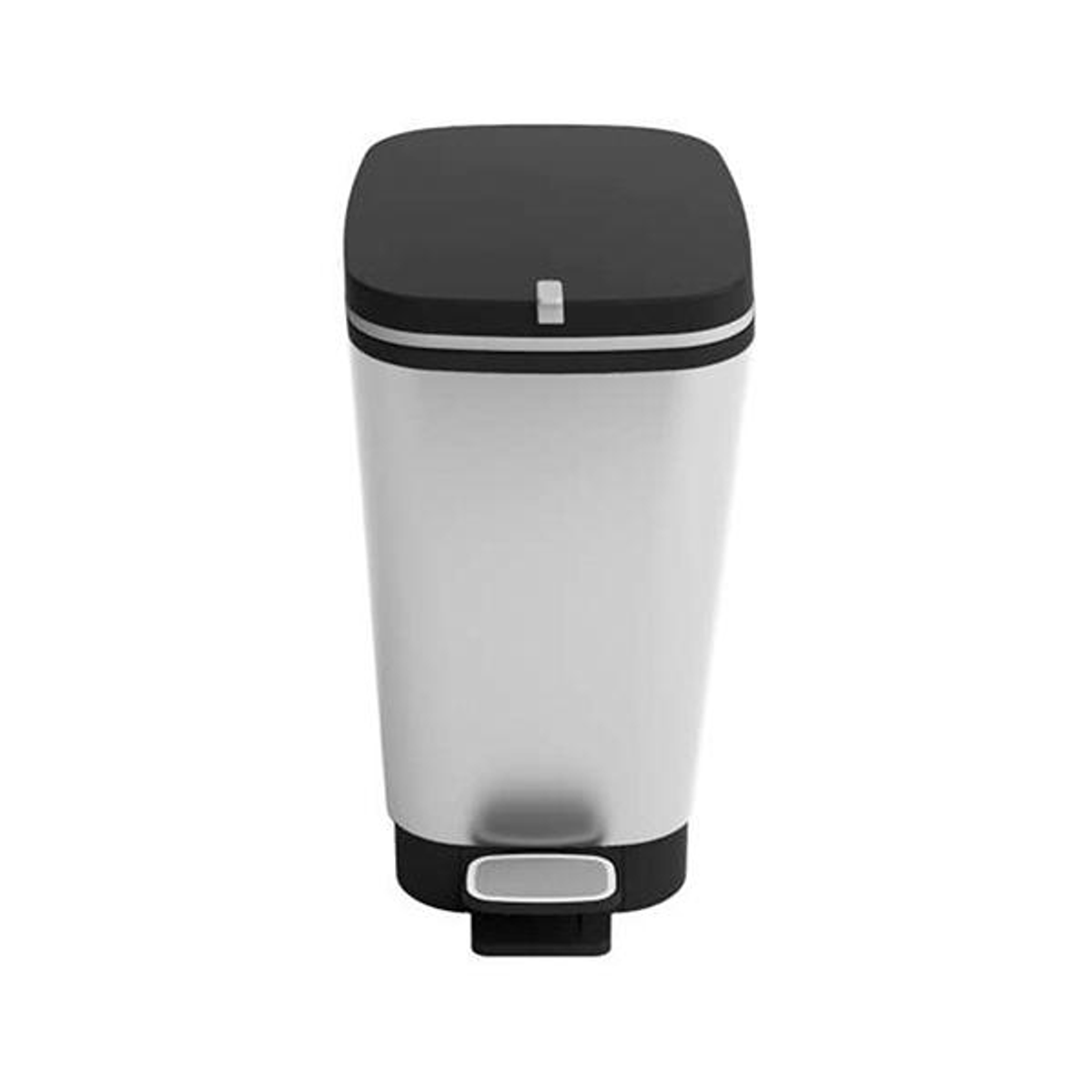 Papelera Curver Cubo Chic Bin con Pedal M 30-35l Metalizado