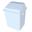 Papelera Pull Import Utility - 25 L - Color Blanco