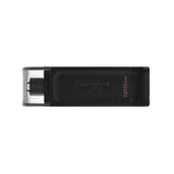 Pendrive Kingston DataTraveler 70 128 GB, vista frontal