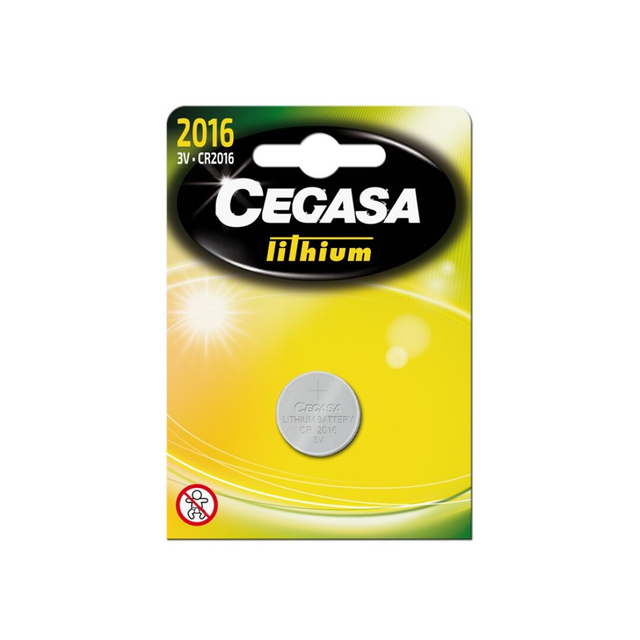 Pila Cegasa Litio Boton CR2016 3V Bt Blister
