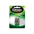 Pila Cegasa Recargable HR03 800 Mah 1,2V BL.2 Uds