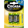 Pila Cegasa Super Alc LR03 Blister 4 Uds + 2 Gratis