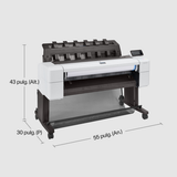 Plotter HP DesignJet T1600 36" - vista 6