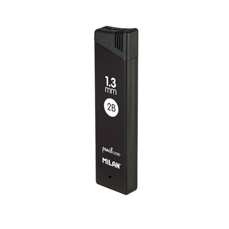Portaminas MILAN Tubo 12 Minas Grafito Capsule Fluo Hb 1,3mm
