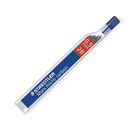 Portaminas Staedtler Tubo 12 Minas Mars Micro - Mina 0,5 Mm - Dureza 2B
