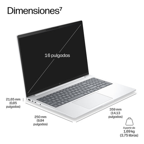 Portátil HP EliteBook 8 G2i 16 AI DG0N0ET vista 2