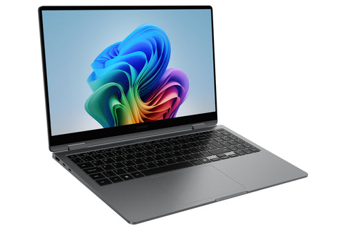 Portátil Samsung GALAXY BOOK5 360 Intel Core Ultra 5-120U 16 GB 512 GB SSD 15" Windows 11 Pro Táctil NP754QHA-KA1ES vista detalle