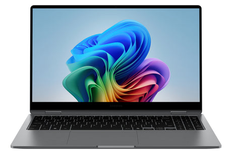 Portátil Samsung GALAXY BOOK5 360 Intel Core Ultra 5-120U 16 GB 512 GB SSD 15" Windows 11 Pro Táctil NP754QHA-KA1ES vista frontal