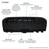Proyector Epson EH-TW9400 4K UHD 2600 lm ANSI - vista 13