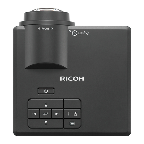 Proyector Ricoh WXC1110 WXGA 600 lm ANSI - vista 3