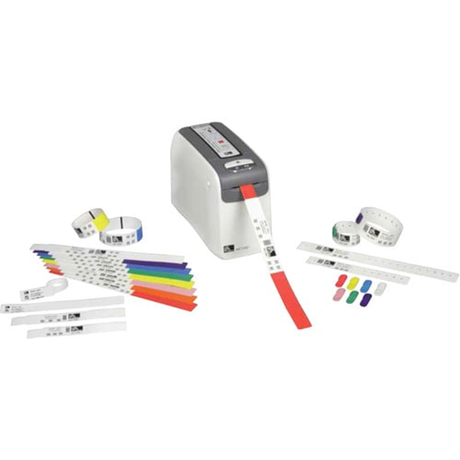 Pulseras de identificación Zebra Z-Band Direct 25,4 × 279,4 mm Verde 1 unidad 10006995-3K