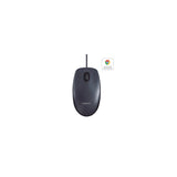 Ratón Logitech B100 Business USB negro, vista principal